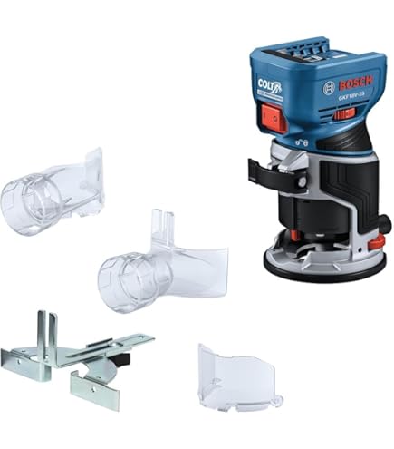 Bosch Professional Handoberfräse GLF 55-6 | 550W Power Mit 33.000 U/min | Inkl. Zubehör Für Präzise Arbeiten