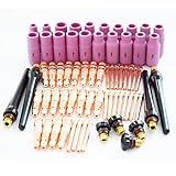 ORRIL 68個TIGトーチ消耗品アクセサリーKIT for TIG溶接トーチPTA DB SR WP 17 18 26