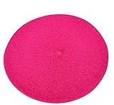 Plus Nao(プラスナオ) 子供用ベレー帽 定番デザイン ベレーキャップ シンプル 無地 秋冬 マニッシュ キッズ ジュニア 女の子 男の子 KIDS - ローズ