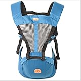ベビーゴー　抱っこひも　リュック式　オールシーズン　通気性よく　抱っこ紐　おんぶ　欧米大流行　801水ブルー