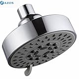 ABS プラスチック 滝型シャワーヘッド クロームメッキ表面処理 シルバー色 バスルーム トイレ用設備 FHS028