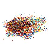 Baoblaze 約10000点パック　水晶土　アクアジェルボール　観葉植物 水耕栽培　水戦争ゲームのため　水で膨らむビーズ　景品玩具　ボール　全6色 - 混合色#1+7-8cm