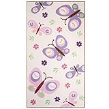 Child Children's Rug with Butterfly Design in Size: 80?x 150?cm/120?x 170?cm/160?x 230?cm/200?x 290?