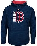 Boston Red Sox Youth ACアイコンStreak Therma Base合成パーカースウェットシャツ ブルー