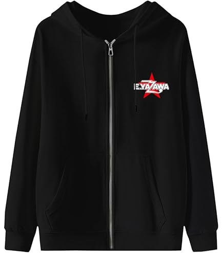 Amazon.co.jp: 矢沢永吉 ジップアップパーカー(LOGOS)グレー (S