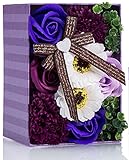 ソープフラワー 創意方形ギフトボックス 誕生日　母の日　記念日　先生の日　バレンタインデー　昇進　転居など最適としてのプレゼント