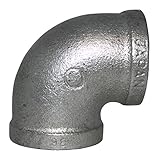 JFE継手 白 ねじ込み縁付90度エルボ 15A (10個入り)