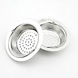 Liang Ting Large 4.3 "ステンレススチールKitchen Sink Strainer (携帯型)、2パック