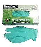 Liberty Glove & Safety 2010AL/XL Duraskin Aloe Vera Nitrile Disposable Glove, X-Large, Light Green (