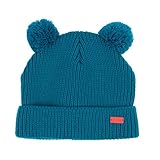 (レガッタ) Regatta キッズ・子供用 Boggle ポンポン耳つき ニット帽 ビーニー ニットキャップ 冬 防寒 (7-10歳) (エナメル)