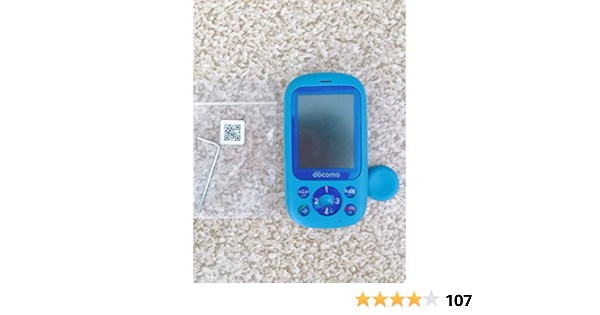 Amazon Docomo 富士通 キッズケータイ F 03j ブルー 白ロム 富士通 携帯電話本体