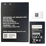 Aousavo 交換用電池 E5577 E5383 Pocket WiFi 501HW 502HW HWBBJ1 HWBBN1 HWBBK 互換バッテリー HB824666RBC 電池パック 504HW 505HWバッテリー