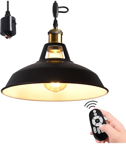 Amazon.co.jp : LVWIT ペンダントライト 引掛シーリング用 E26口金