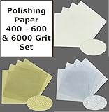 研磨・ペーパーメタルクレイ400 600 8000グリットの詰め合わせ