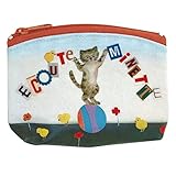 モンスイユ Ecoute! Minette ねこミニポーチ 玉乗り 81604