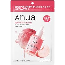 ANUA桃70ナイアシンマスク 水光肌デイリーケア