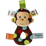 Taggies Dazzle Dots Monkey Rattle 【You&Me】 [並行輸入品]