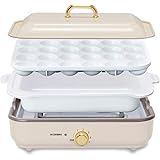 アイリスオーヤマ ホットプレート たこやき器 深鍋 2way 洗いやすい おしゃれ 温度調節機能付き 保証付き PHP-1002TC-VC バニラクリーム