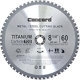 Concord Blades MCB0825T060HP 8-1/4-Inch 60 Teeth TCT Ferrous Metal Cutting Blade [並行輸入品]