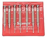 Starrett 7本組 +- 精密ドライバー EA550SX