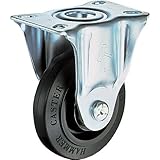 ハンマー　静シリーズ　固定　ゴム車Ｂ入り１００ｍｍ