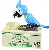 アンパサンドShops SillyブルーParrot Coin Grabber Coin Bank