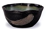 緑釉　ハケ目　水鉢１２号　《sv105-07)