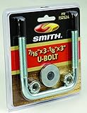 亜鉛メッキu-bolts、正方形、直径7 / 16 " ;スレッド14-replacementパーツとアクセサリfor yourスキーボート、釣りボートまたはヨットTrailer