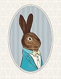 Oopsy Daisy Fine Art for Kids Pretty Portrait Rabbitキャンバス壁アートby Liz Mytinger 14 x 18" NB21977