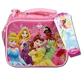 Disney Princess Pink Rectangle Lunch Bag For Girls [並行輸入品]