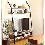 岩附（IWATSUKI） テレビ台 TV台 ローボード AVボード 壁面収納 120cm幅 IWH-38