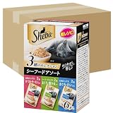 シーバ (Sheba) リッチ 成猫用 ごちそうフレーク (35g 6袋パック)×20個 贅沢シーフードアソート (ケース販売) キャットフード