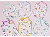 エプロン スタイ よだれかけ ビブ ウィークリービブ6枚セットカラフルプリント柄