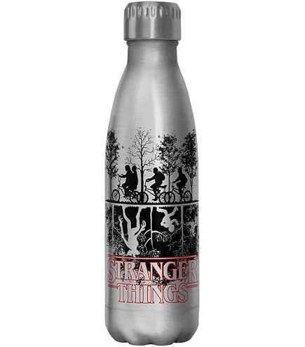 Amazon｜Stranger Things 逆さまメタルウォーターボトル｜水筒