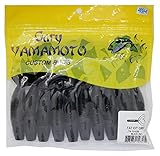 スミス(SMITH LTD) ワーム ゲーリーヤマモト ファットダブルテール 110mm 約15g ブラック(ソリッド) #020 ルアー