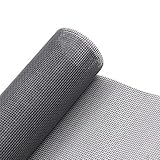 UZIPAL 網戸 防虫網 網戸用張替ネット DIY網戸ネット 昆虫侵入防止スクリーン 幅122cm×長さ255cm (122cm×255cm （グレー）)