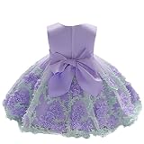 YAYUYAO 子供ドレス 女の子 披露宴 上品 結婚式 フラワーベイビーガールズ プリント 花柄ワンピース ノースリーブフォーマルドレス お姫様 発表会 0-24ヶ月 プリンセス (パープル, 70