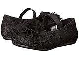 [ベイビー ディア] Baby Deer Satin/Lace Skimmer (Infant/Toddler) フラットシューズ Black 10 (42-48 Months)(生後42-48ヶ月)