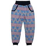 RUSK(ラスク) ミニ裏毛アフリカン柄サルエルパンツ 130cm /杢GRAY NO.P-3511-56