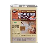 アトムハウスペイント 水性ウッドエバープロテクト(耐久ステイン) 3L オーク
