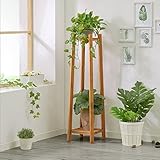 ZYN 木の花の棚屋内の敷地多層の花の鍋の木製の木製のフレーム構造プラントスタンド (色 : レトロな色, サイズ さいず : L30CM*W30CM*H120CM)