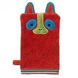 Breganwood Organics Kids' Bath Mitt, Happy Lemur Rainforest Collection by Breganwood Organics
