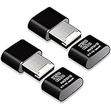 2枚セット USB MicroSDカードリーダー usb マイクロsd リーダー TF microSDHC microSDXメモリカード UHS-I アダプター 小型 USB 高速データ転送 コンパクト 軽量 for Windows MacOS Li