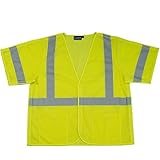 ERB 61245 S620 ANSI Class 3 Breakaway Vest 5X-Large Lime Green [並行輸入品]