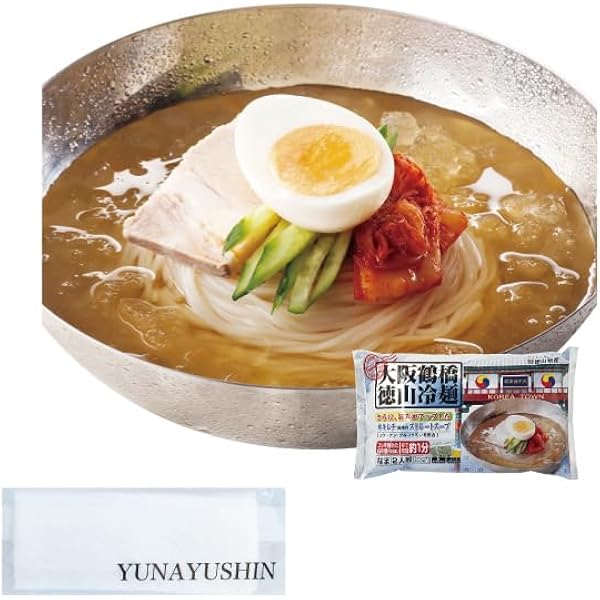 Amazon.co.jp: 徳山物産 大阪鶴橋徳山冷麺(2人前)×6袋 : 食品