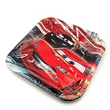 ゆうパケット配送 カーズ　スクエアペーパープレート 12211 Cars ペーパープレート 紙皿 皿 お皿 パーティー お誕生日会 バースデー PIXER 輸入品 インポート 送料無料