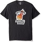 NBA Miami Heat ' 47ブランドメンズScrum Basic Tシャツ、スタイル2、Large、チャコール