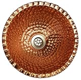 エジプトギフトショップ14 "芸術的光沢仕上げNatural Bathroom銅Vessel洗面化粧台シンク盆地