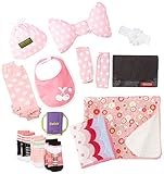 LaVie ラヴィ ギフトセット 10点 ブラックカモピンクフリルドット a457