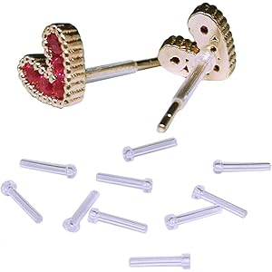 GUILLYS JAPAN 金属アレルギー予防 ピアスカバー スキンプロテクター 樹脂製 レディース ピアス 925銀製